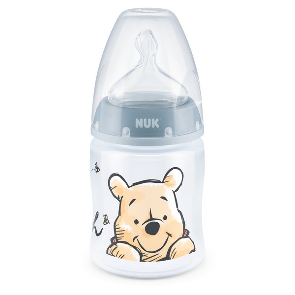 Продукт NUK Disney First Choice+ РР Temperature control - Шише със силиконов биберон 0-6м. 150мл. + box - 0 - BG Hlapeta